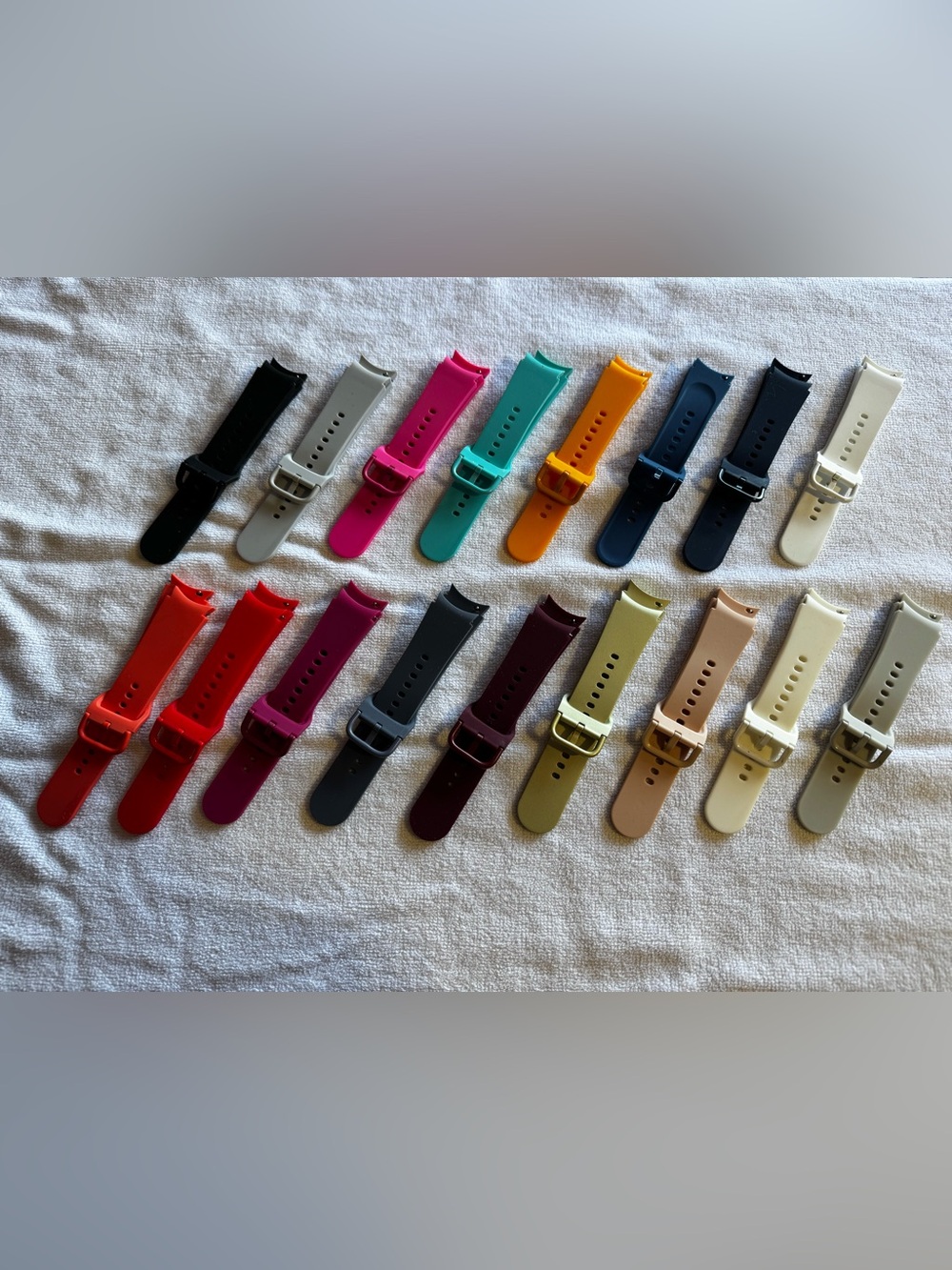 LOT of SAMSUNG GALAXY WATCH BANDS (total of 17 different colors) - Picture 1 of 1